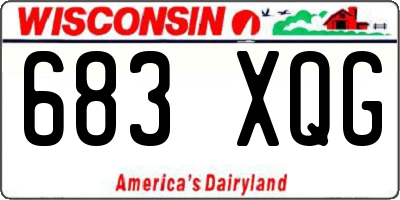 WI license plate 683XQG