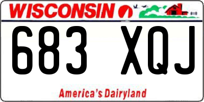 WI license plate 683XQJ
