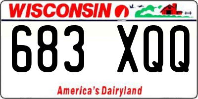 WI license plate 683XQQ
