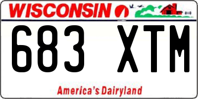 WI license plate 683XTM