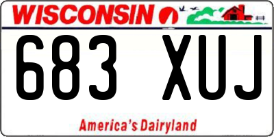 WI license plate 683XUJ