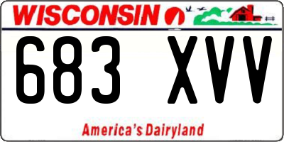 WI license plate 683XVV