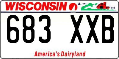 WI license plate 683XXB
