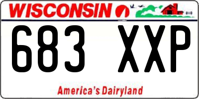 WI license plate 683XXP