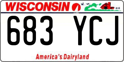 WI license plate 683YCJ