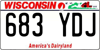 WI license plate 683YDJ