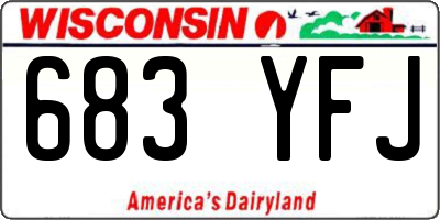 WI license plate 683YFJ