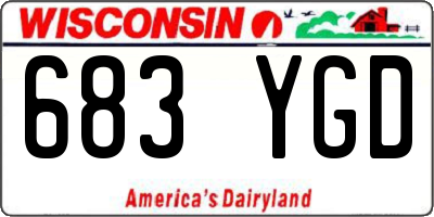 WI license plate 683YGD