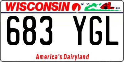 WI license plate 683YGL