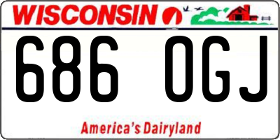 WI license plate 686OGJ