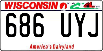 WI license plate 686UYJ