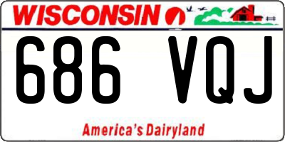 WI license plate 686VQJ