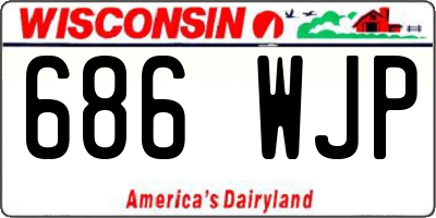 WI license plate 686WJP