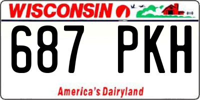 WI license plate 687PKH