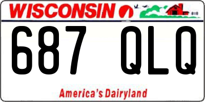 WI license plate 687QLQ