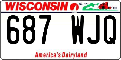 WI license plate 687WJQ