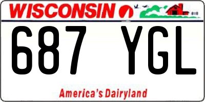 WI license plate 687YGL