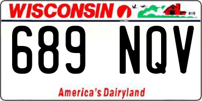 WI license plate 689NQV