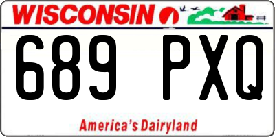 WI license plate 689PXQ