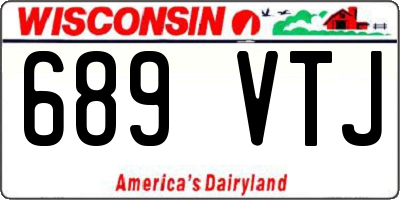 WI license plate 689VTJ