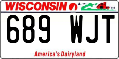 WI license plate 689WJT
