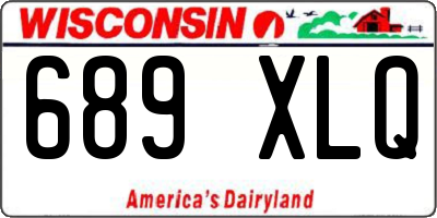 WI license plate 689XLQ