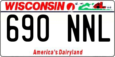 WI license plate 690NNL
