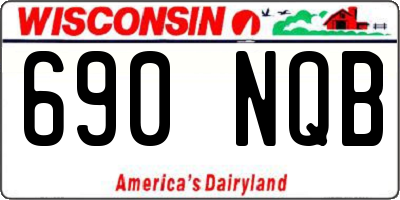 WI license plate 690NQB