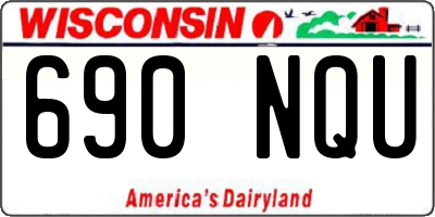 WI license plate 690NQU