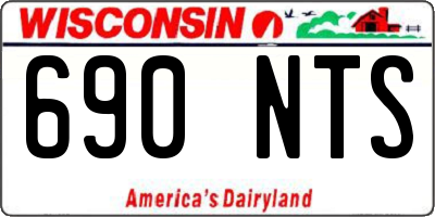 WI license plate 690NTS