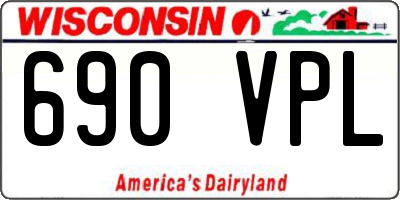 WI license plate 690VPL