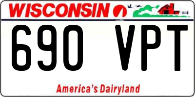 WI license plate 690VPT