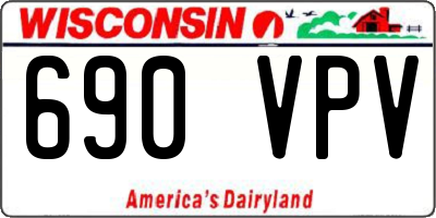 WI license plate 690VPV
