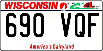 WI license plate 690VQF