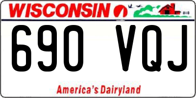 WI license plate 690VQJ