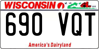 WI license plate 690VQT