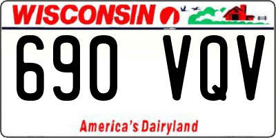 WI license plate 690VQV