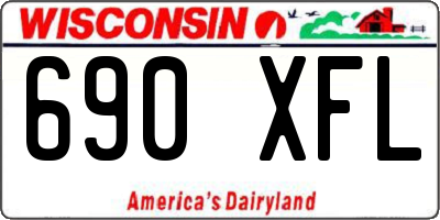 WI license plate 690XFL