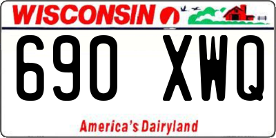 WI license plate 690XWQ