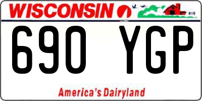 WI license plate 690YGP