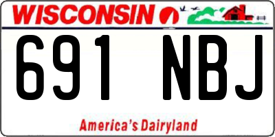 WI license plate 691NBJ