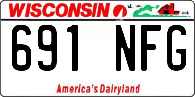 WI license plate 691NFG