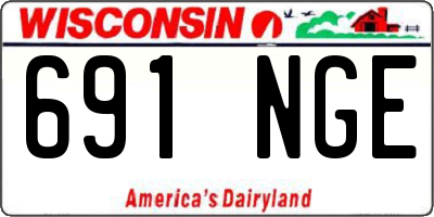 WI license plate 691NGE