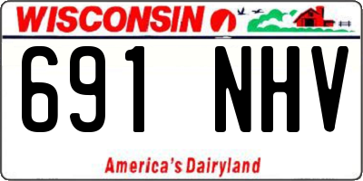 WI license plate 691NHV