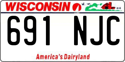 WI license plate 691NJC