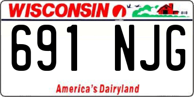 WI license plate 691NJG