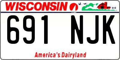 WI license plate 691NJK