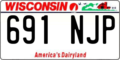 WI license plate 691NJP