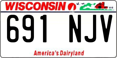 WI license plate 691NJV