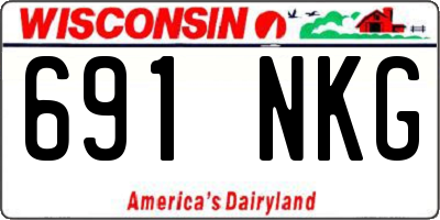 WI license plate 691NKG